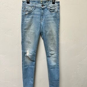 7 For All Mankind Skinny Ankle Jeans size 28